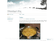 Tablet Screenshot of nbhumdinger.wordpress.com