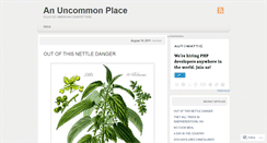 Desktop Screenshot of anuncommonplace.wordpress.com