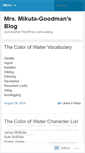 Mobile Screenshot of mikutagoodman.wordpress.com