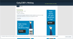 Desktop Screenshot of gaby2385.wordpress.com