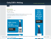 Tablet Screenshot of gaby2385.wordpress.com