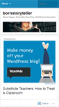 Mobile Screenshot of bornstoryteller.wordpress.com