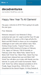 Mobile Screenshot of decadventures.wordpress.com