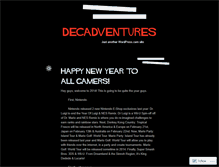 Tablet Screenshot of decadventures.wordpress.com