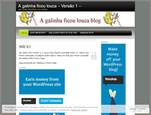 Tablet Screenshot of agalinhaficoulouca.wordpress.com