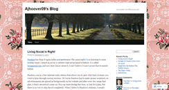 Desktop Screenshot of ajhoover09.wordpress.com