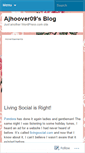 Mobile Screenshot of ajhoover09.wordpress.com