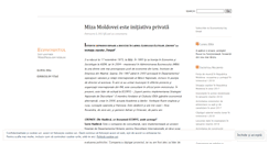 Desktop Screenshot of economistul.wordpress.com