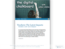Tablet Screenshot of digitalchalkboard.wordpress.com