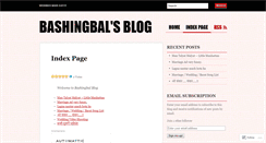 Desktop Screenshot of bashingbal.wordpress.com