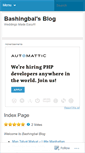 Mobile Screenshot of bashingbal.wordpress.com