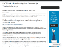 Tablet Screenshot of facthaibackup.wordpress.com