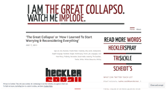 Desktop Screenshot of greatcollapso.wordpress.com