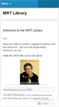 Mobile Screenshot of mrtlibrary.wordpress.com