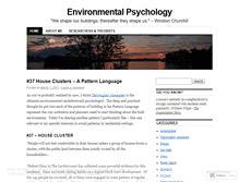 Tablet Screenshot of environpsych.wordpress.com