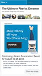 Mobile Screenshot of firefoxdreamer.wordpress.com
