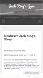 Mobile Screenshot of jackkingsgym.wordpress.com