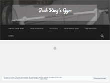 Tablet Screenshot of jackkingsgym.wordpress.com