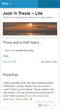 Mobile Screenshot of jackntracie.wordpress.com