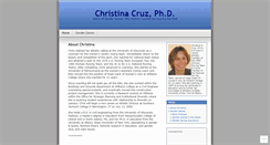 Desktop Screenshot of christinacruz.wordpress.com