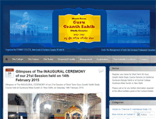 Tablet Screenshot of gurmatcollege.wordpress.com