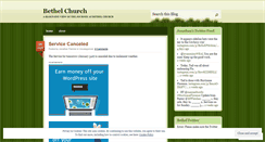 Desktop Screenshot of bethelblog.wordpress.com