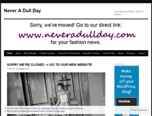 Tablet Screenshot of neveradulld.wordpress.com