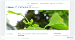 Desktop Screenshot of carbonedsystem.wordpress.com