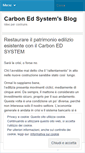 Mobile Screenshot of carbonedsystem.wordpress.com