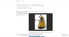 Desktop Screenshot of honeypr.wordpress.com