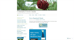 Desktop Screenshot of communityforests.wordpress.com