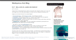 Desktop Screenshot of medizynicus.wordpress.com