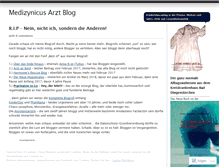 Tablet Screenshot of medizynicus.wordpress.com