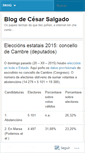 Mobile Screenshot of cesarsalgado.wordpress.com