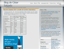 Tablet Screenshot of cesarsalgado.wordpress.com