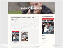 Tablet Screenshot of gunsandgunnies.wordpress.com