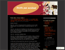 Tablet Screenshot of cecileparaccident.wordpress.com