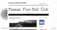 Desktop Screenshot of firenzefootballclub.wordpress.com