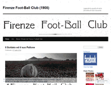Tablet Screenshot of firenzefootballclub.wordpress.com