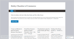 Desktop Screenshot of haileychamber.wordpress.com