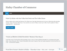 Tablet Screenshot of haileychamber.wordpress.com