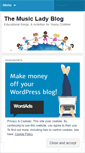 Mobile Screenshot of musiclady1.wordpress.com