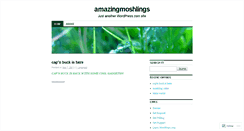 Desktop Screenshot of amazingmoshlings.wordpress.com