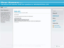 Tablet Screenshot of hammeroid.wordpress.com