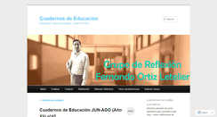 Desktop Screenshot of cuadernosdeeducacion.wordpress.com