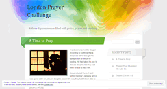 Desktop Screenshot of londonprayerchallenge.wordpress.com