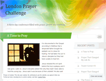 Tablet Screenshot of londonprayerchallenge.wordpress.com