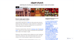 Desktop Screenshot of clipartchurch.wordpress.com