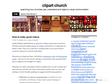 Tablet Screenshot of clipartchurch.wordpress.com