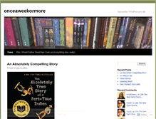 Tablet Screenshot of onceaweekormore.wordpress.com